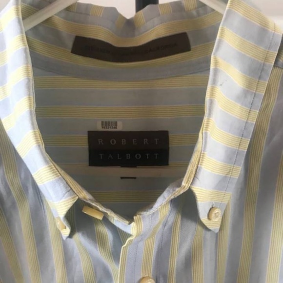 Robert Talbott Stripped Shirt XL - Picture 2 of 2